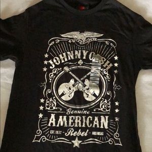 Johnny Cash American Rebel men’s tee